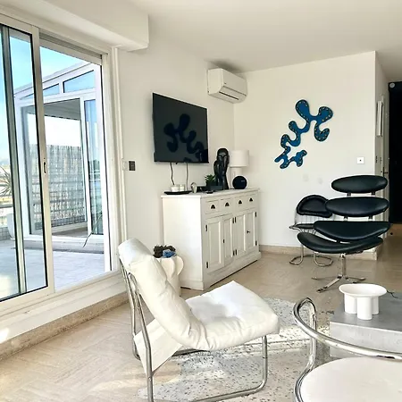 Riviera Rooftop - Front De Avec Terrasse Dans Le Centre * Антиб