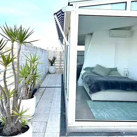 Riviera Rooftop - Front De Avec Terrasse Dans Le Centre Appartamento