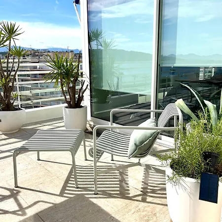 Riviera Rooftop - Front De Avec Terrasse Dans Le Centre Appartamento