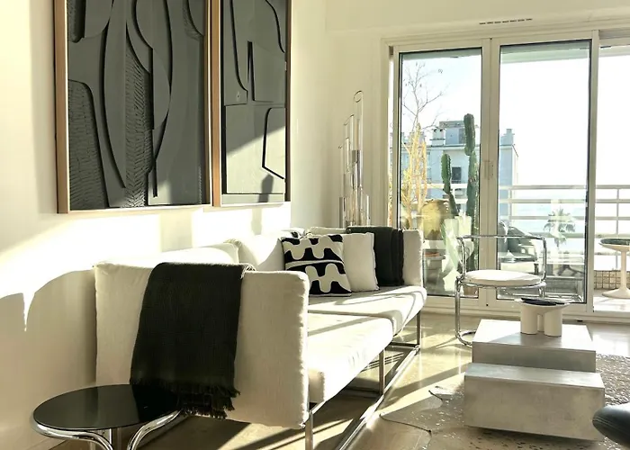 Riviera Rooftop - Front De Avec Terrasse Dans Le Centre 公寓