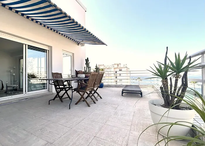 公寓 Riviera Rooftop - Front De Avec Terrasse Dans Le Centre